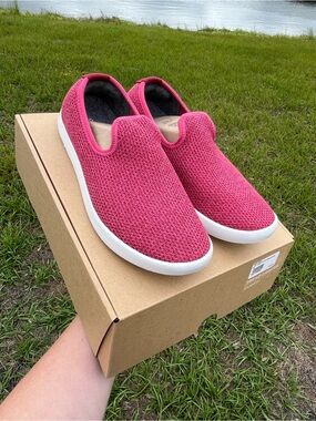 New In Box Allbirds Tree Lounger Slip-On in Luxe Pink Size 9